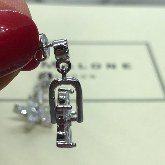 🌟 Sterling Silver 925 Flower CZ Earrings - Picture 5 of 6